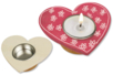 Bougeoir coeur - Bougeoirs en bois – 10doigts.fr