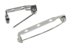 broches plates métal argent - Broches – 10doigts.fr