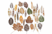 feuilles mortes au posca blanc - Marqueur POSCA – 10doigts.fr