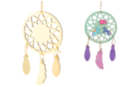 Petit Attrape-rêve mandala - Supports pour attrape-rêves - 10doigts.fr