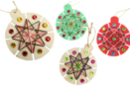 Kit boules de Noël à tisser - 6 pièces - Kits créatifs de Noël - 10doigts.fr