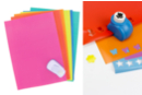 Papiers adhésifs pour gommettes - 10 feuilles - Stickers Fantaisies - 10doigts.fr