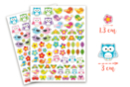 Gommettes Nature - 152 pcs - Gommettes Animaux - 10doigts.fr