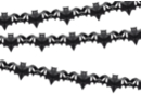 Guirlande chauves-souris en papier - 4 m - Ballons d'halloween - 10doigts.fr
