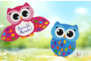 Kit cartes mobiles hiboux - 6 cartes - Kits carteries - 10doigts.fr