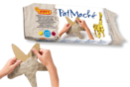 Papier mâché prêt à l'emploi - Pain de 680 gr - Papier mâché - Pâtes auto-durcissantes - 10doigts.fr
