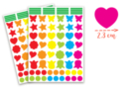 Gommettes formes fantaisies - 140 pcs - Gommettes formes assorties - 10doigts.fr