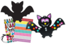 kit suspensions chauve-souris - 6 pièces - Kits créatifs Halloween - 10doigts.fr