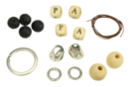 Porte-clés "Papa" en perles de lave - Porte-clés - 10doigts.fr