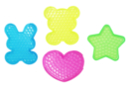 Plaques assorties - 8 plaques - Aqua perles 44787 - 10doigts.fr