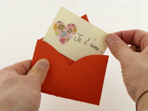 Enveloppe Coeur