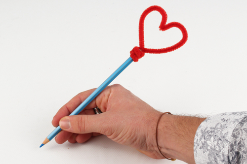 Embout de crayon coeur