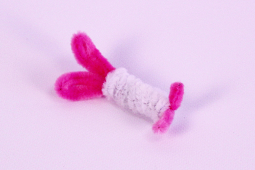 Lapin en fil chenille