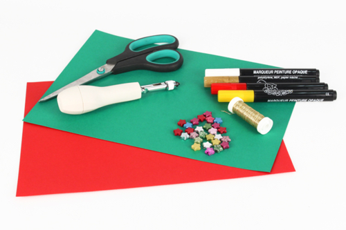Petits sapins en papier