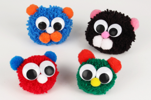 Animaux en pompons