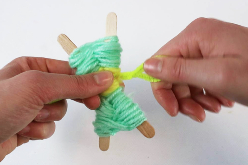 Papillons en laine