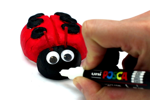 Porte-crayons Coccinelle