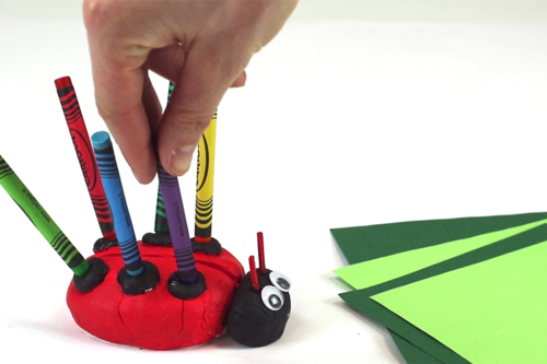 Porte-crayons Coccinelle