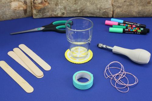 Bracelets avec des bâtonnets de glace